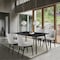 Armen Living Westmont and Azalea Gray and Black Wood 5 Piece Dining Set SETWEDI5AZBLGR - alternate 6